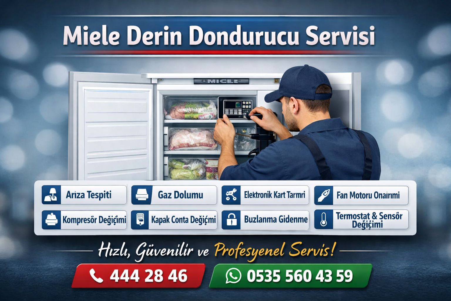 Miele Derin Dondurucu Servisi